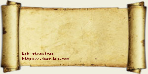 Vuka Debeljak vizit kartica